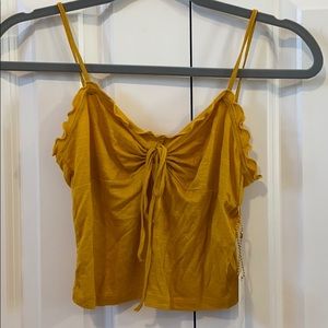 Yellow Forever 21 Tank Top